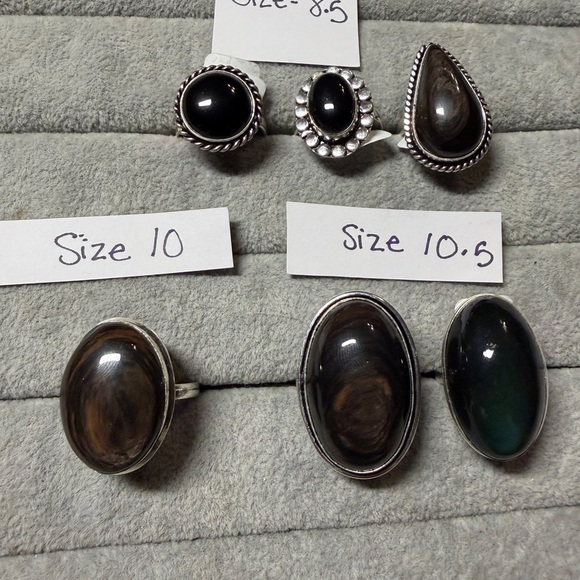 Obsidian Rings - Picture 3 of 7